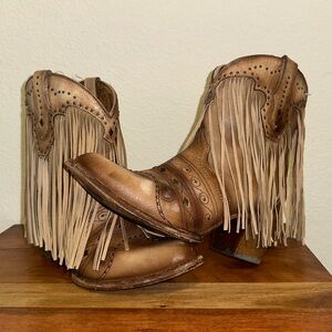 Corral Fringe Booties